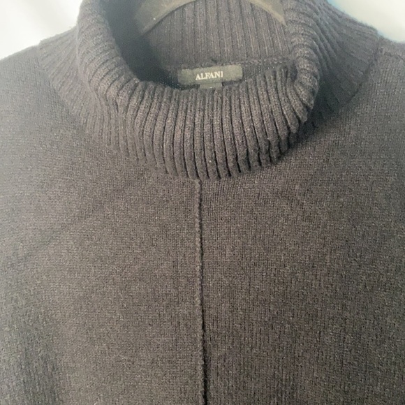 Alfani Dropped-Shoulder Turtleneck Sweater - Picture 4 of 7
